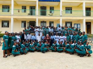 Set 5 class, the staff St. Ambrose having a pictorial moment with Mr. Thomas L Portland